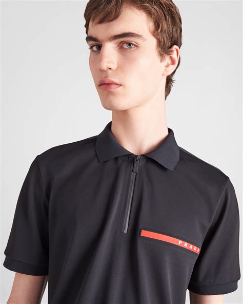 prada mens polo sale|prada pique polo shirt.